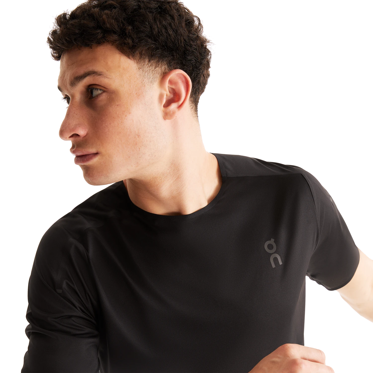 On Running ON Mens Performance SS Tee - Black/Wash 6 On Running ON Mens Performance SS Tee - Black/Wash - Image 6