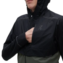 On Running ON Mens Weather Jacket - Black/Shadow -Sportswear 104.4005 weather jacket CO black shadow m g4