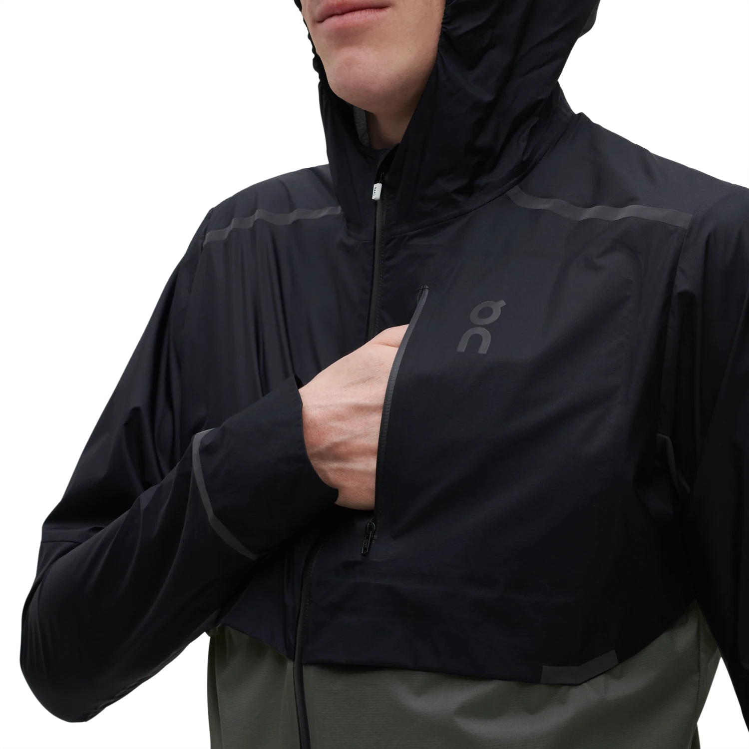 on Weather Jacket ブラック S Handcrafted On Running ON Mens Weather Jacket - Black/Shadow