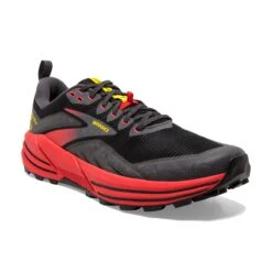 Brooks Mens Cascadia 16 - Black/Fiery Red/Blazing Yellow - Trail -Sportswear 110376 035 A Cascadia 16 scaled