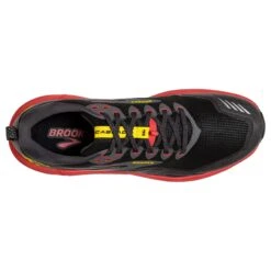 Brooks Mens Cascadia 16 - Black/Fiery Red/Blazing Yellow - Trail -Sportswear 110376 035 O Cascadia 16 scaled