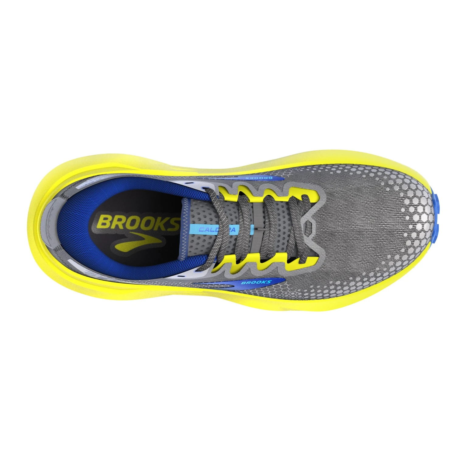 Brooks Mens Caldera 6 - Gunmetal/Surf The Web/Sulphur - Trail 6 Brooks Mens Caldera 6 - Gunmetal/Surf The Web/Sulphur - Trail - Image 6