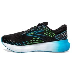 Brooks Mens Glycerin 20 - Black/Hawaiian Ocean/Green - Neutral 10 Brooks Mens Glycerin 20 - Black/Hawaiian Ocean/Green - Neutral -Sportswear 110382 006 M Glycerin 20 scaled