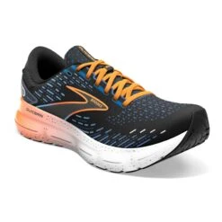 Brooks Mens Glycerin 20 - Black/Classic Blue/Orange - Neutral -Sportswear 110382 035 A Glycerin 20 scaled
