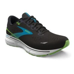 Brooks Mens Ghost 15 - Black/Hawaiian Ocean/Green - Neutral 8 Brooks Mens Ghost 15 - Black/Hawaiian Ocean/Green - Neutral -Sportswear 110393 006 A Ghost 15 scaled