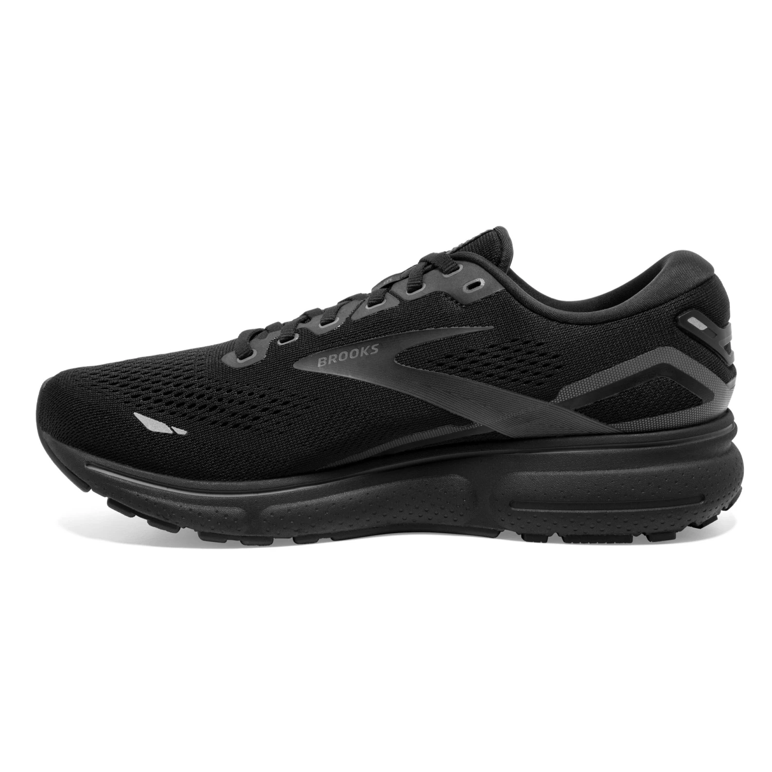 Brooks Mens Ghost 15 Extra Wide - 4E Width - Black/Black/Ebony - Neutral 5 Brooks Mens Ghost 15 Extra Wide - 4E Width - Black/Black/Ebony - Neutral - Image 5