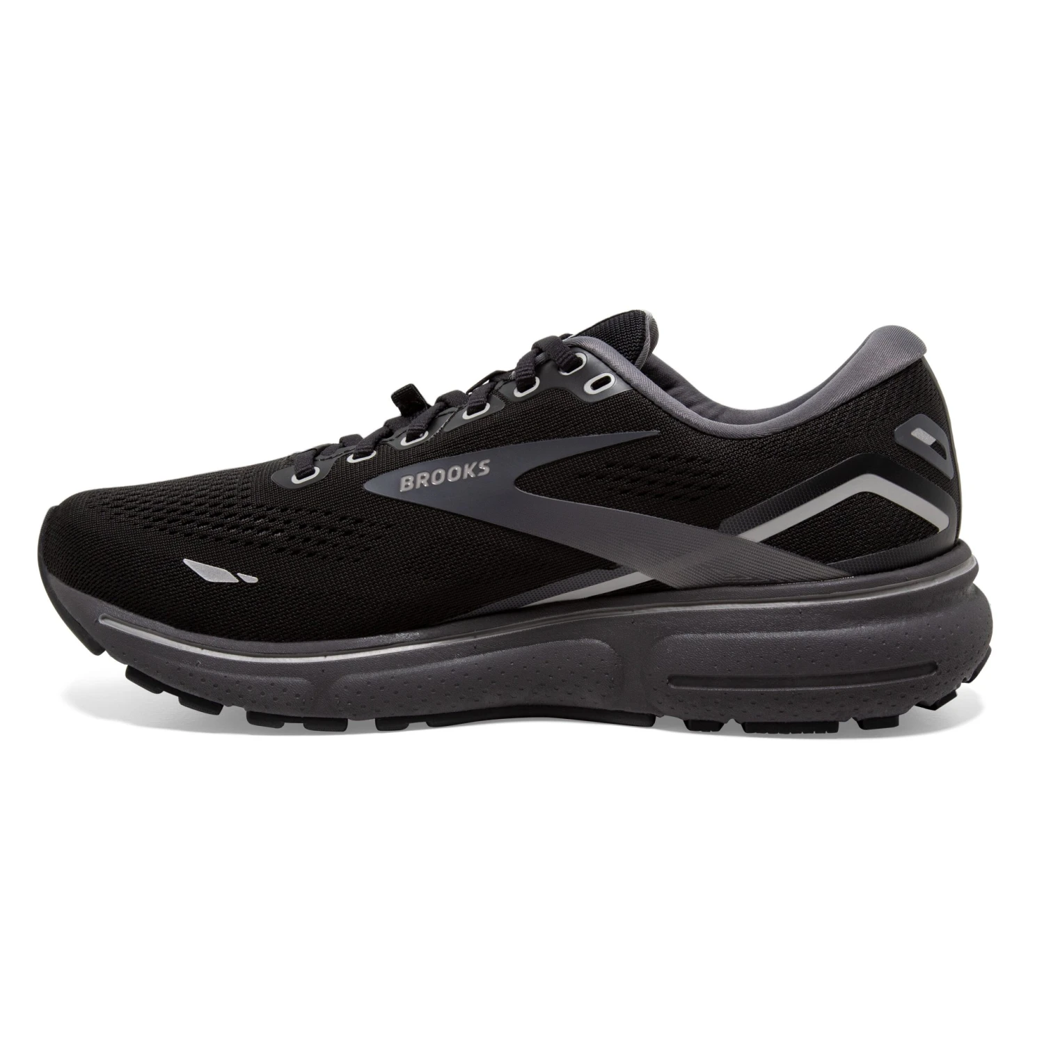Brooks Mens Ghost 15 GTX - Black/Blackened Pearl/Alloy - Neutral 5 Brooks Mens Ghost 15 GTX - Black/Blackened Pearl/Alloy - Neutral - Image 5