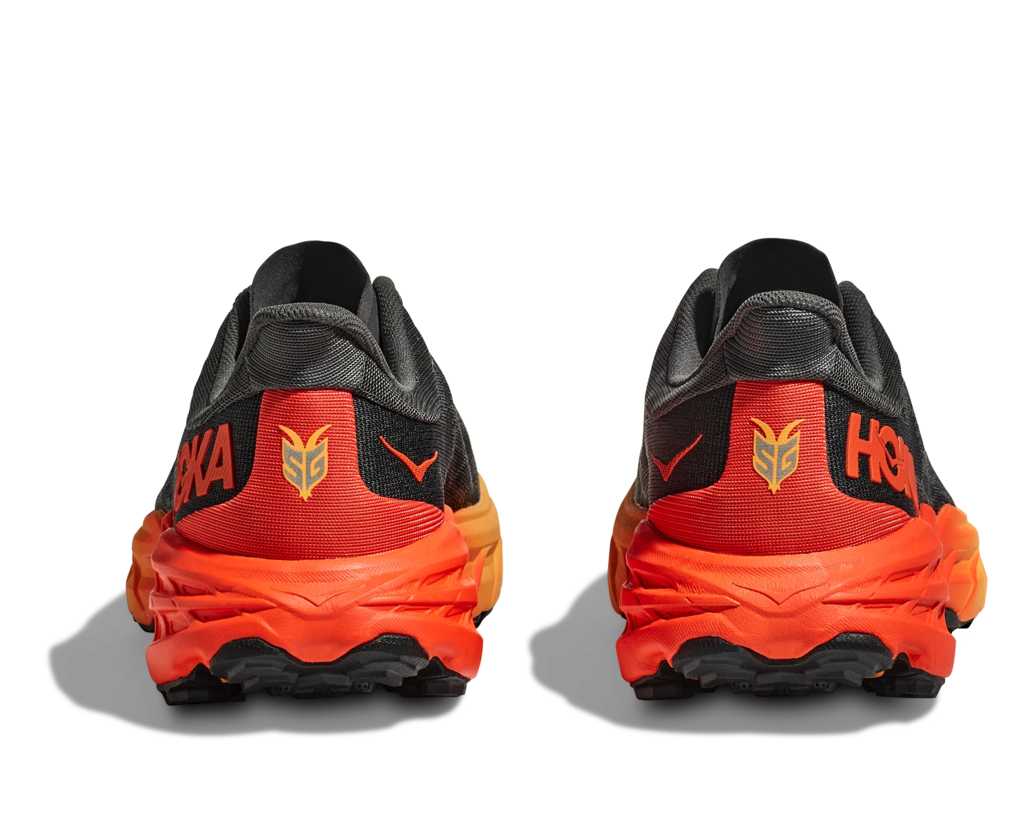 Hoka Mens Speedgoat 5 Wide - 2E Width - Castlerock/Flame - Trail 6 Hoka Mens Speedgoat 5 Wide - 2E Width - Castlerock/Flame - Trail - Image 6