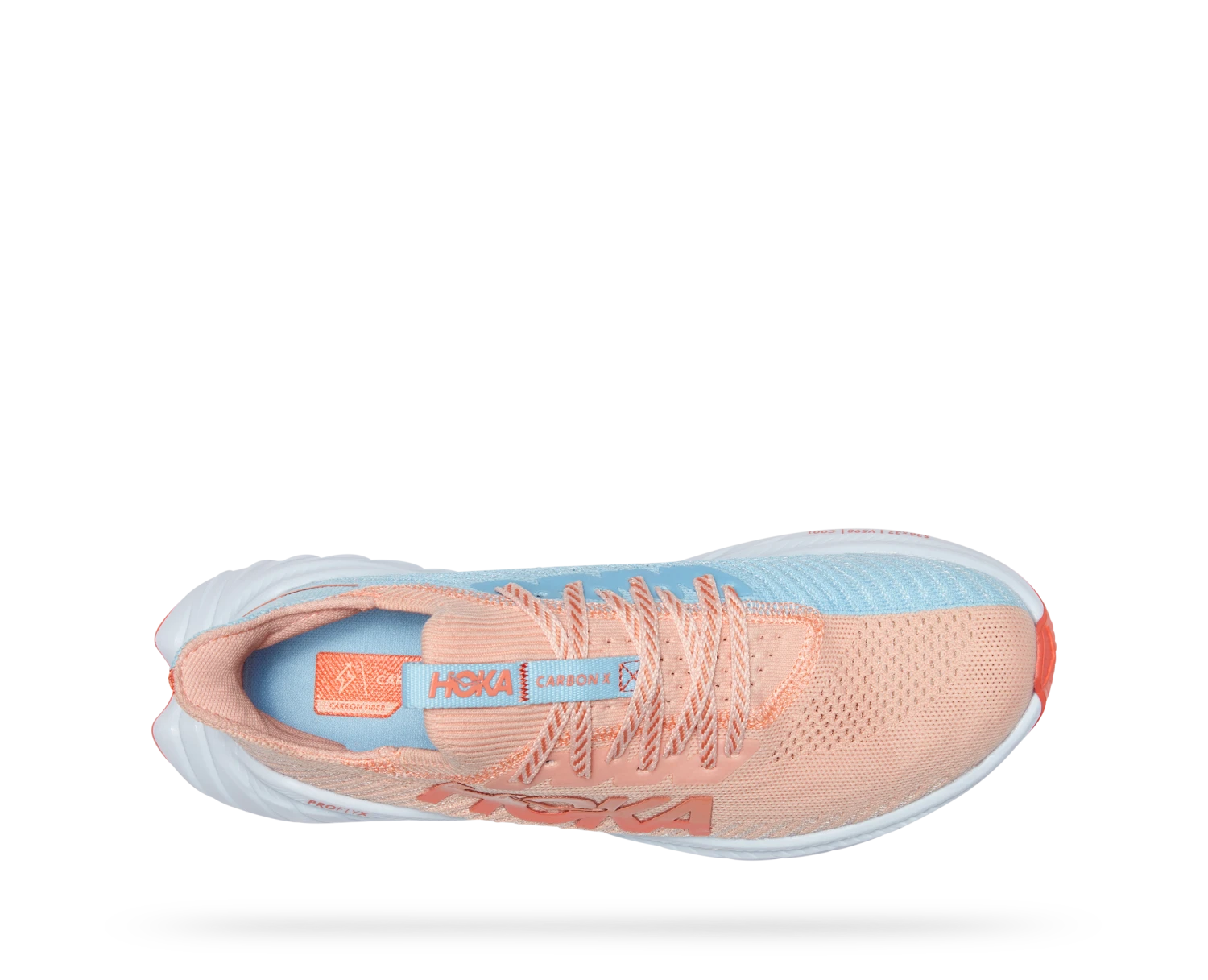 Hoka Womens Carbon X 3 - Peach Parfait/Summer Song - Neutral 8 Hoka Womens Carbon X 3 - Peach Parfait/Summer Song - Neutral - Image 8