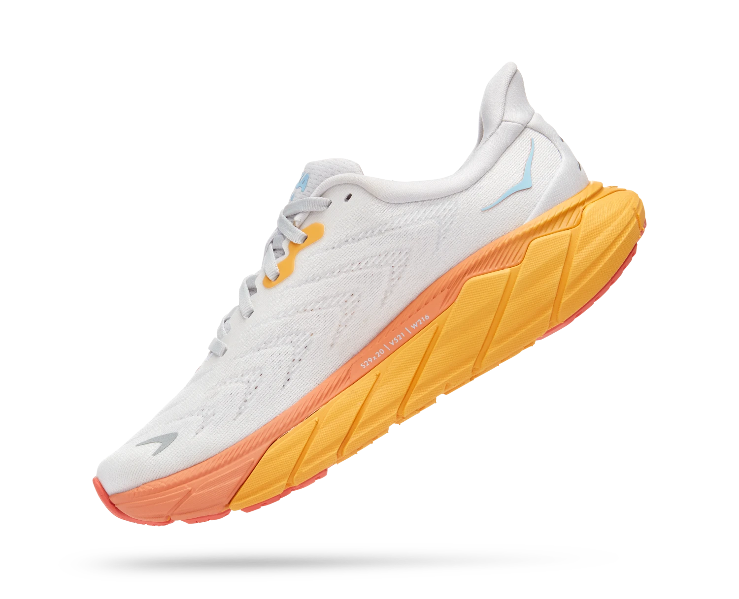 Hoka Womens Arahi 6 - Nimbus Cloud/Blanc De Blanc - Stability 6 Hoka Womens Arahi 6 - Nimbus Cloud/Blanc De Blanc - Stability - Image 6