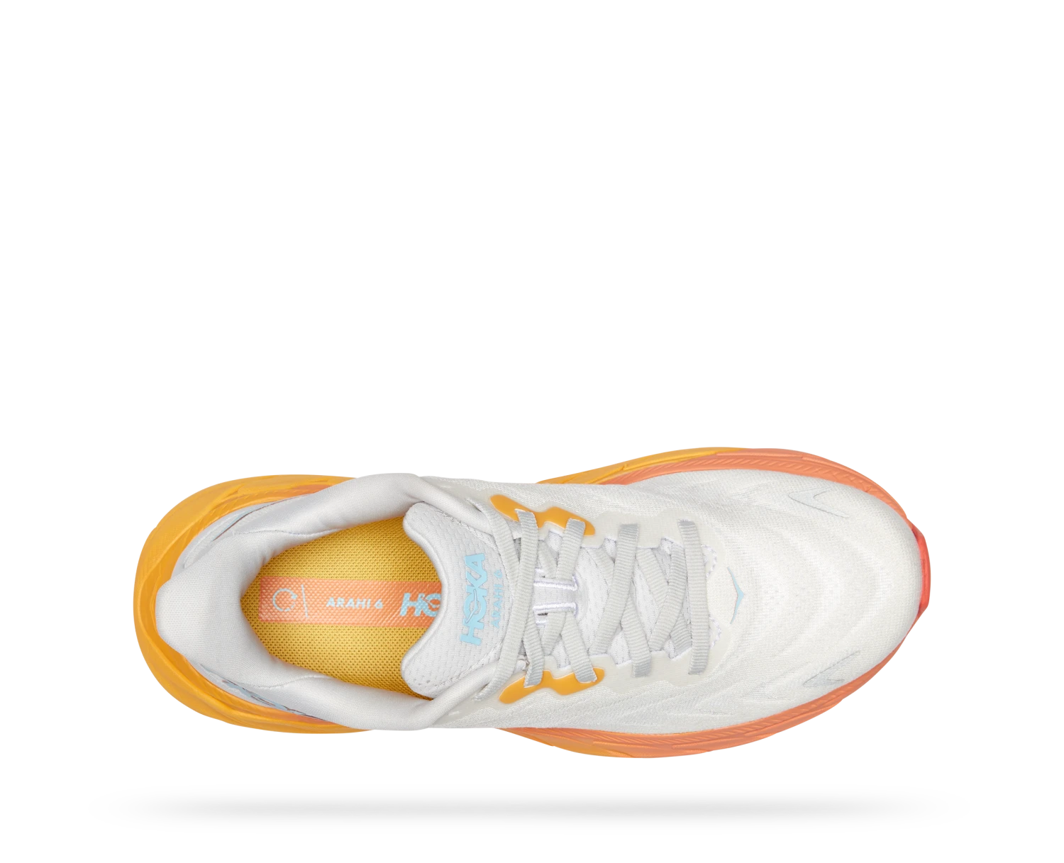 Hoka Womens Arahi 6 - Nimbus Cloud/Blanc De Blanc - Stability 7 Hoka Womens Arahi 6 - Nimbus Cloud/Blanc De Blanc - Stability - Image 7