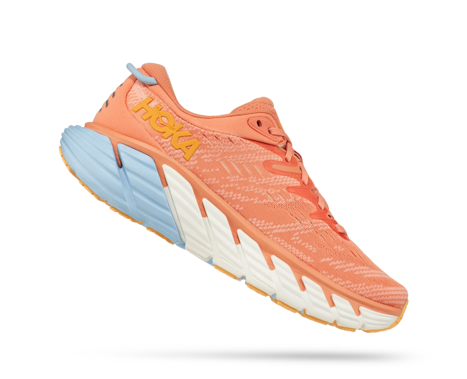 Hoka Womens Gaviota 4 - Shell Coral/Peach Parfait - Stability 4 Hoka Womens Gaviota 4 - Shell Coral/Peach Parfait - Stability - Image 4