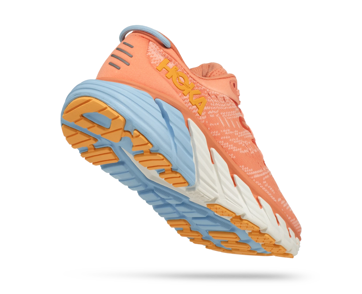 Hoka Womens Gaviota 4 - Shell Coral/Peach Parfait - Stability 5 Hoka Womens Gaviota 4 - Shell Coral/Peach Parfait - Stability - Image 5