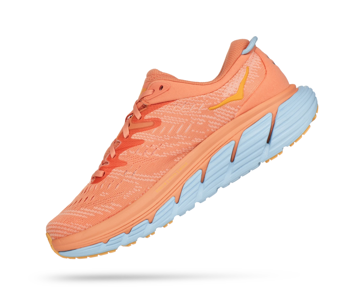 Hoka Womens Gaviota 4 - Shell Coral/Peach Parfait - Stability 6 Hoka Womens Gaviota 4 - Shell Coral/Peach Parfait - Stability - Image 6