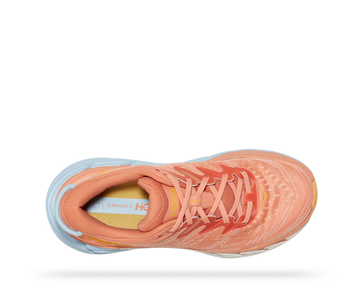 Hoka Womens Gaviota 4 - Shell Coral/Peach Parfait - Stability 7 Hoka Womens Gaviota 4 - Shell Coral/Peach Parfait - Stability - Image 7