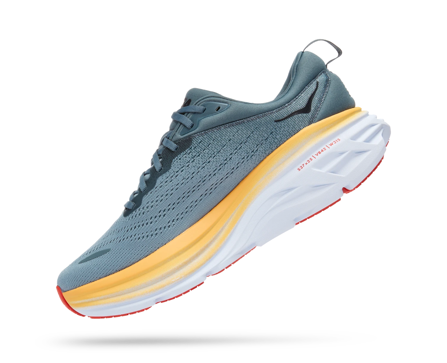 Hoka Mens Bondi 8 - Goblin Blue/Mountain Spring - Neutral 6 Hoka Mens Bondi 8 - Goblin Blue/Mountain Spring - Neutral - Image 6