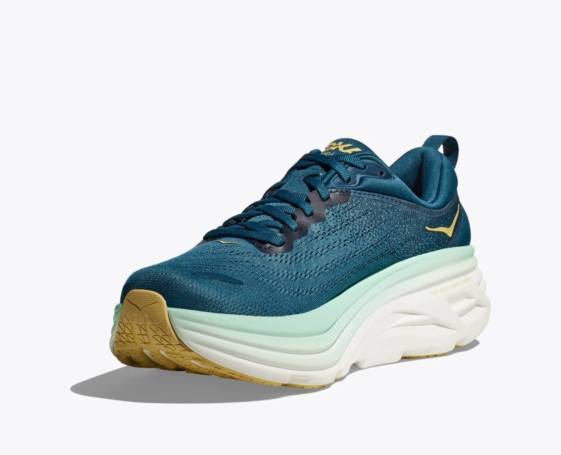 Hoka Mens Bondi 8 - Midnight Ocean/Bluesteel - Neutral 4 Hoka Mens Bondi 8 - Midnight Ocean/Bluesteel - Neutral - Image 4