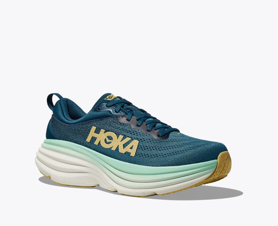 Hoka Mens Bondi 8 - Midnight Ocean/Bluesteel - Neutral 7 Hoka Mens Bondi 8 - Midnight Ocean/Bluesteel - Neutral - Image 7