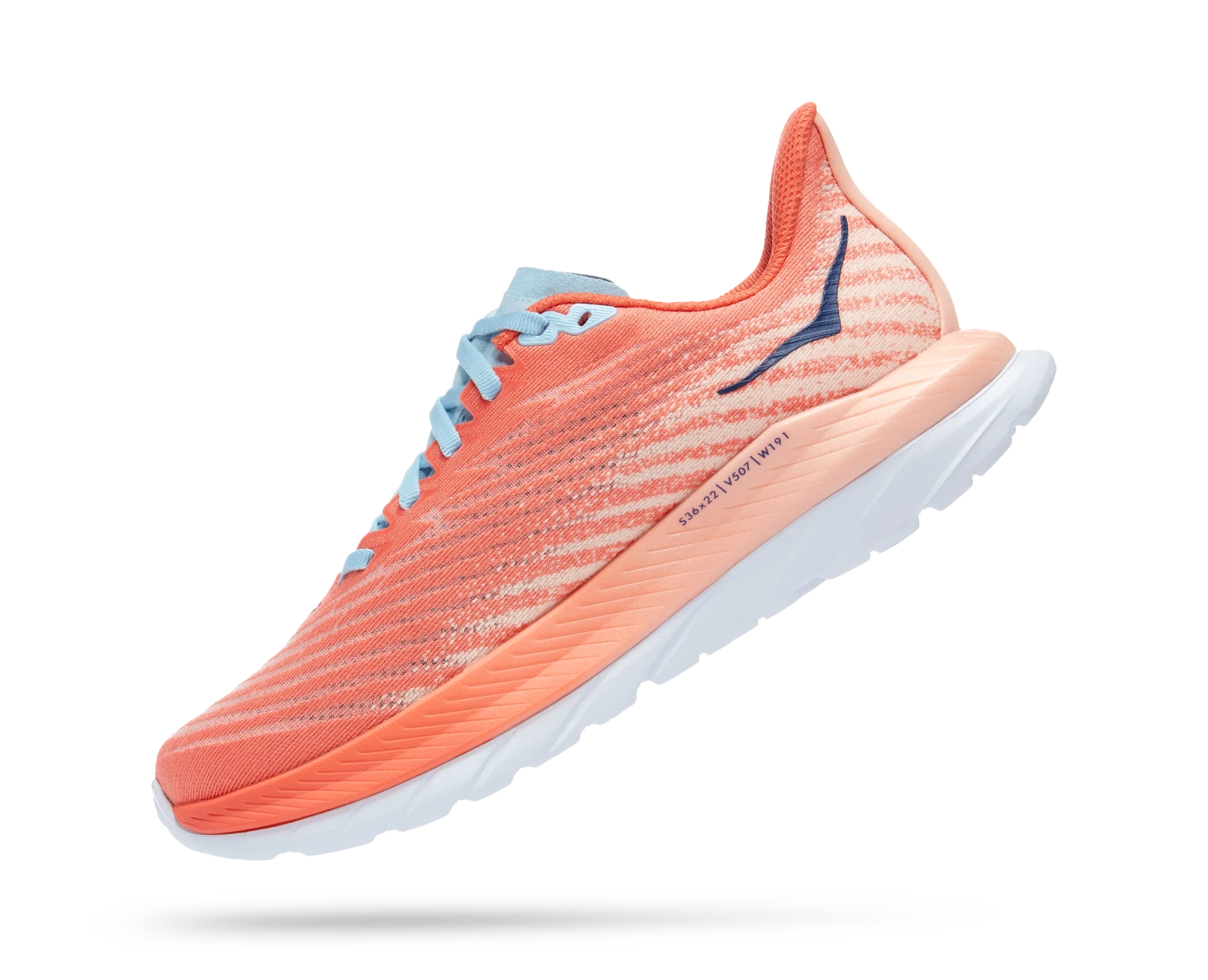 Hoka Womens Mach 5 - Camellia/Peach Parfait - Neutral 6 Hoka Womens Mach 5 - Camellia/Peach Parfait - Neutral - Image 6