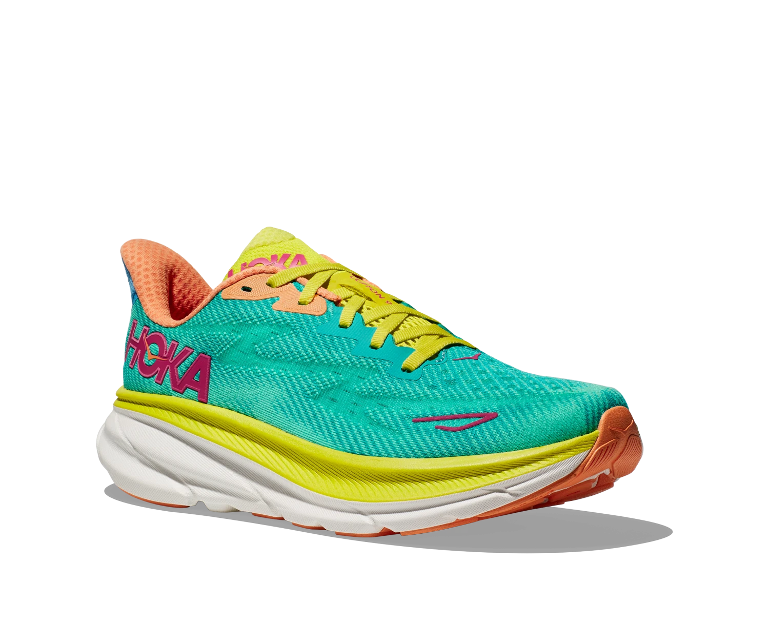 Hoka Mens Clifton 9 - Ceramic/Evening Primrose - Neutral 7 Hoka Mens Clifton 9 - Ceramic/Evening Primrose - Neutral - Image 7