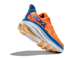 Hoka Mens Clifton 9 - Vibrant Orange/Impala - Neutral -Sportswear 1127895 VOIM 4