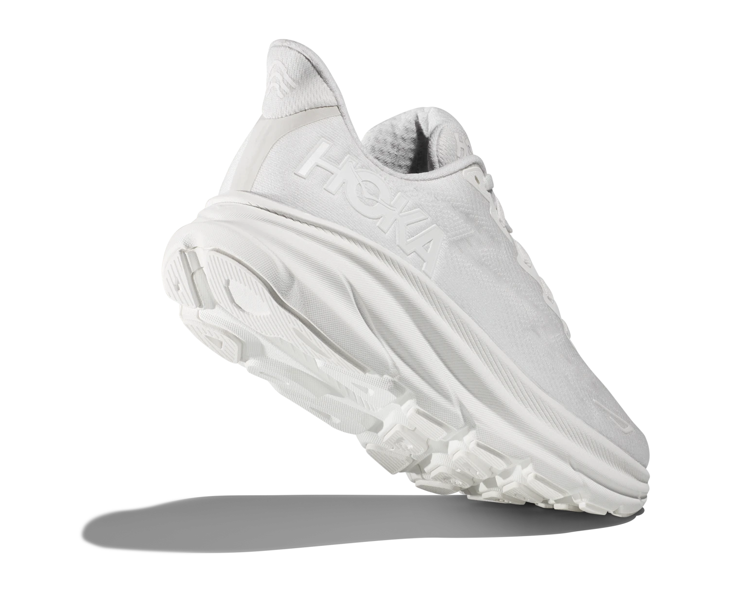 Hoka Mens Clifton 9 - White/White - Neutral 3 Hoka Mens Clifton 9 - White/White - Neutral - Image 3