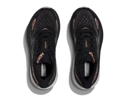 Hoka Womens Clifton 9 - Black/Rose Gold - Neutral 10 Hoka Womens Clifton 9 - Black/Rose Gold - Neutral -Sportswear 1127896 BRGL 2