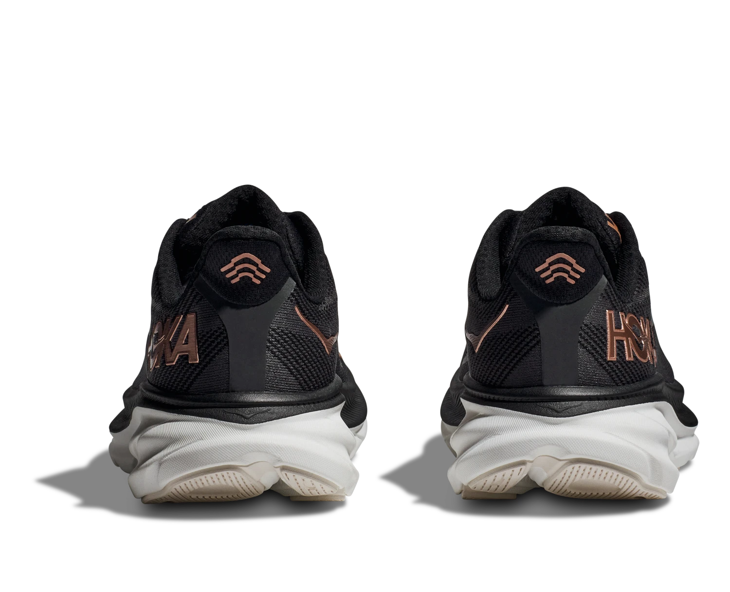 Hoka Womens Clifton 9 - Black/Rose Gold - Neutral 6 Hoka Womens Clifton 9 - Black/Rose Gold - Neutral - Image 6