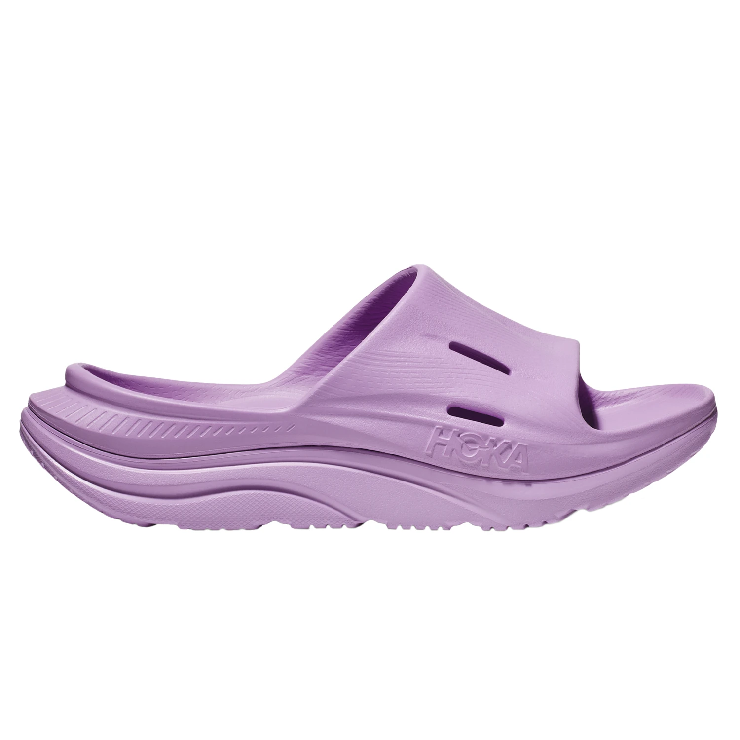 Hoka Womens Ora Recovery Slide 3 - Violet Bloom/Violet Bloom 1 Hoka Womens Ora Recovery Slide 3 - Violet Bloom/Violet Bloom