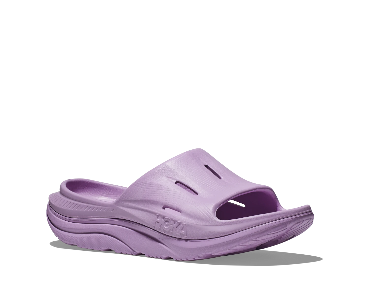 Hoka Womens Ora Recovery Slide 3 - Violet Bloom/Violet Bloom 7 Hoka Womens Ora Recovery Slide 3 - Violet Bloom/Violet Bloom - Image 7