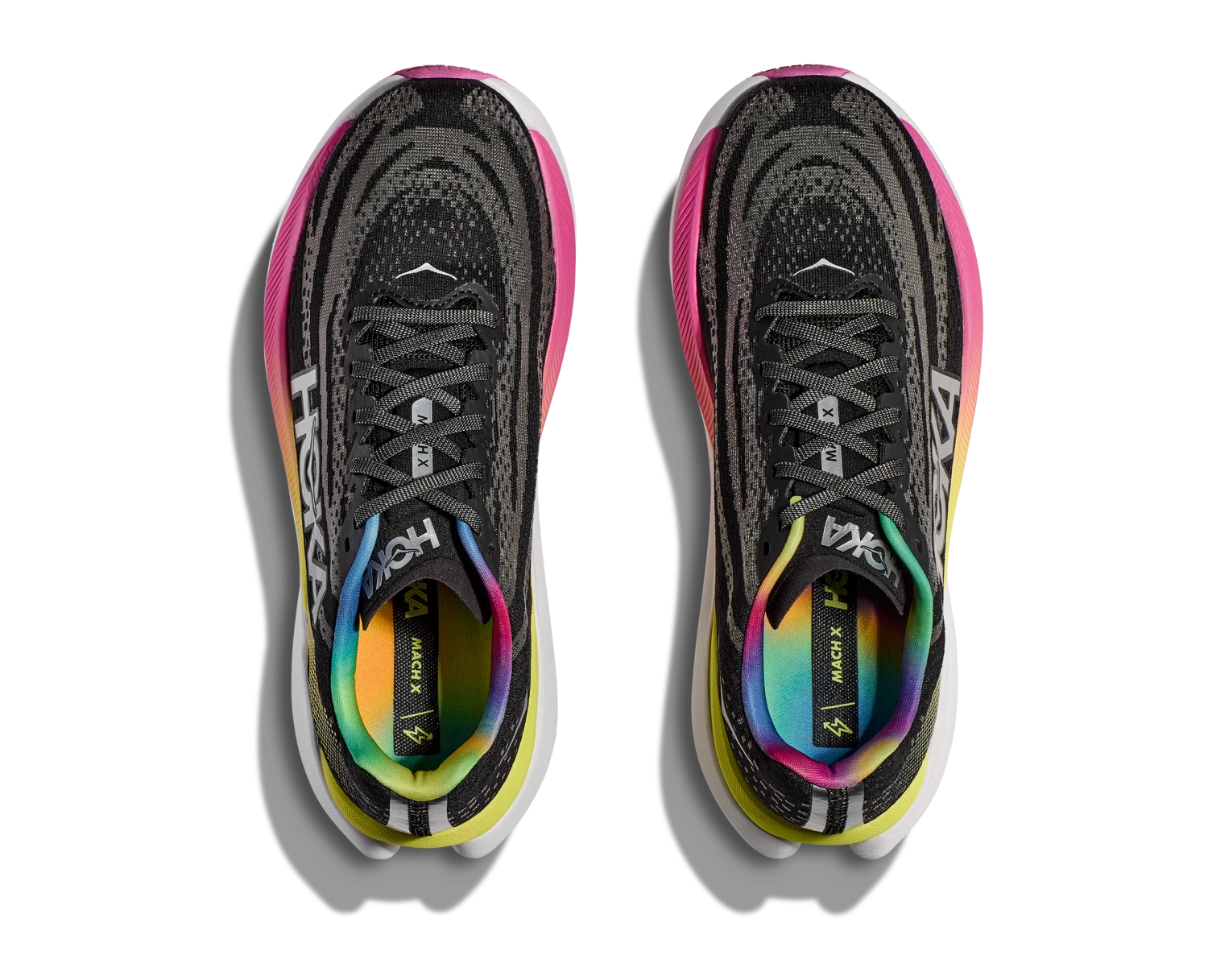 Hoka Mens Mach X - Black/Silver - Neutral 4 Hoka Mens Mach X - Black/Silver - Neutral - Image 4