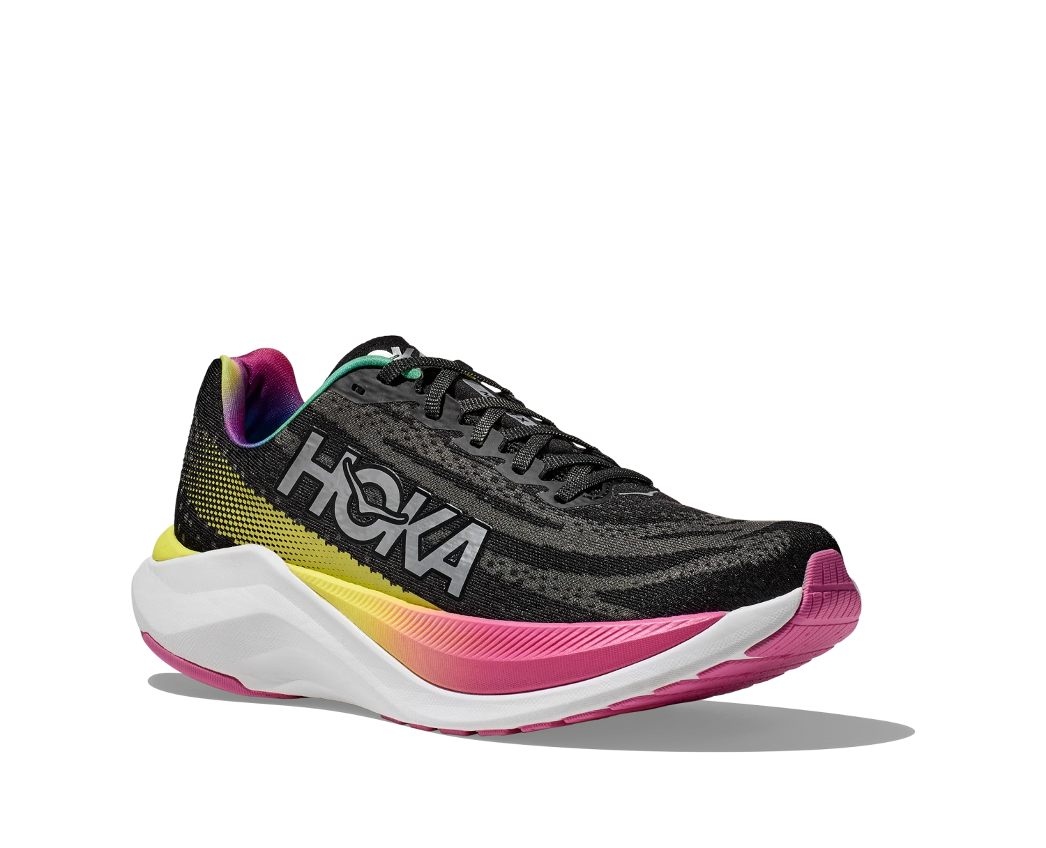 Hoka Mens Mach X - Black/Silver - Neutral 7 Hoka Mens Mach X - Black/Silver - Neutral - Image 7