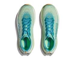 Hoka Mens Mach X - Ocean Mist/Lime Glow - Neutral -Sportswear 1141450 OMLG 2
