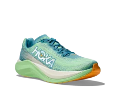 Hoka Mens Mach X - Ocean Mist/Lime Glow - Neutral -Sportswear 1141450 OMLG 6