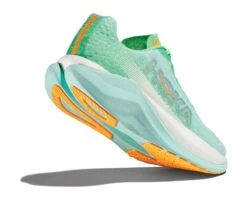 Hoka Womens Mach X - Lime Glow/Sunlit Ocean - Neutral -Sportswear 1141451 LGSO 4
