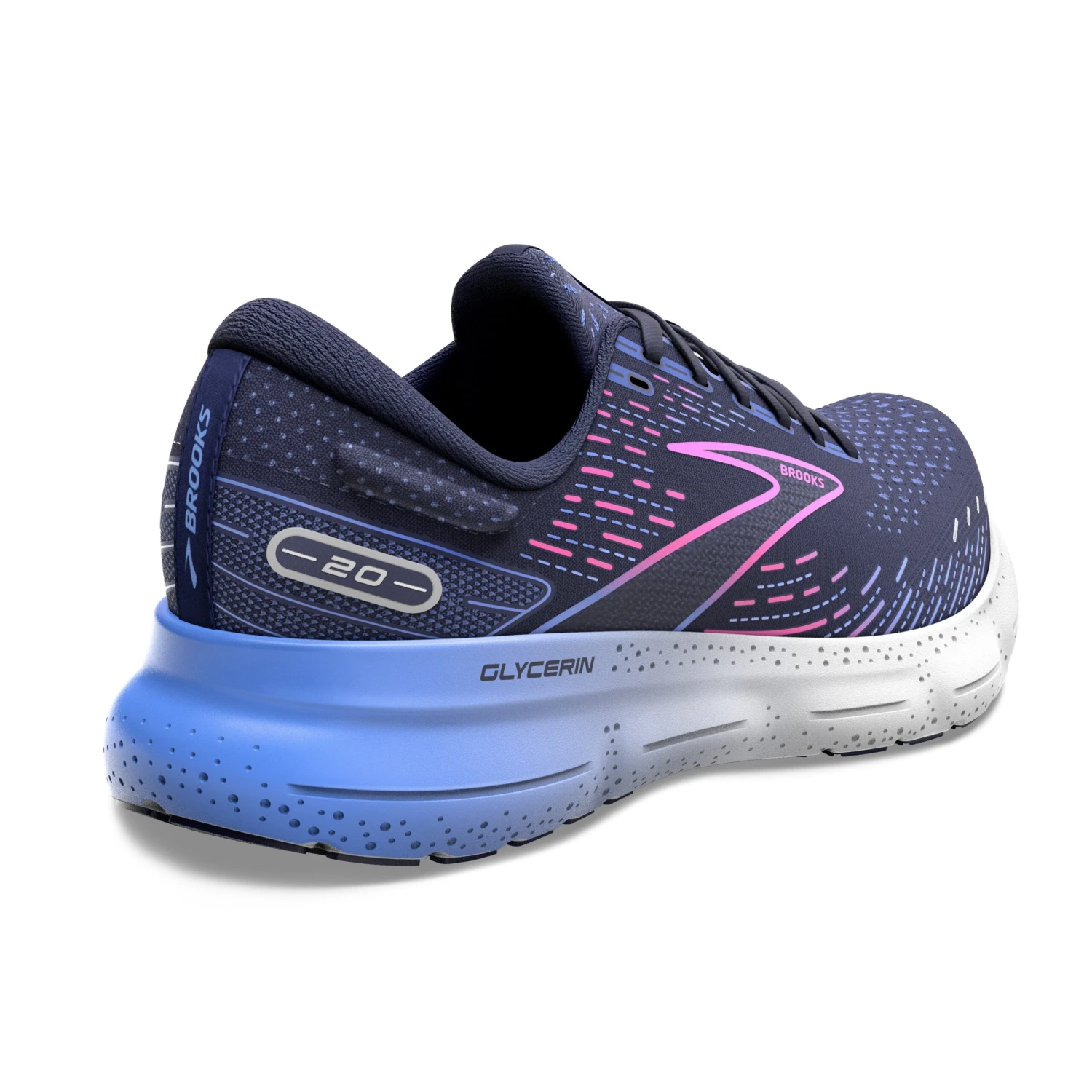 Brooks Womens Glycerin 20 - Peacoat/Blue/Pink - Neutral 4 Brooks Womens Glycerin 20 - Peacoat/Blue/Pink - Neutral - Image 4