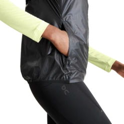 On Running ON Women's Weather Vest - Black -Sportswear 1WD10570553 weather vest fw23 black w g4