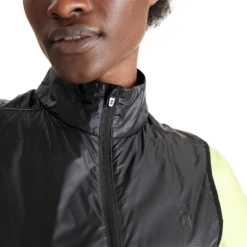 On Running ON Women's Weather Vest - Black -Sportswear 1WD10570553 weather vest fw23 black w g5