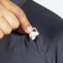 Brooks Mens Dash 1/2 Zip - Heather Concrete 12 Brooks Mens Dash 1/2 Zip - Heather Concrete -Sportswear 211298 008 d2 dash half zip mens long sleeve running shirt