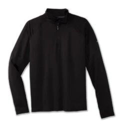 Brooks Mens Dash 1/2 Zip - Black
