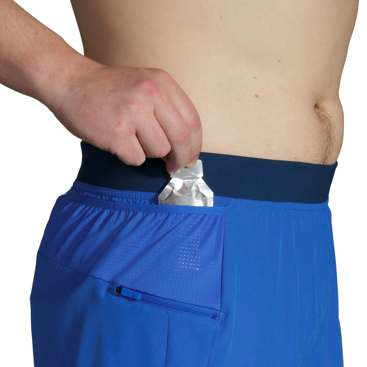 Brooks Mens Sherpa 7" 2-in-1 Short - Bluetiful/Indigo Rush 8 Brooks Mens Sherpa 7" 2-in-1 Short - Bluetiful/Indigo Rush - Image 8