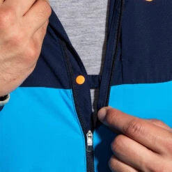 Brooks Mens Canopy Jacket - Navy/Spring Break/Pebble 14 Brooks Mens Canopy Jacket - Navy/Spring Break/Pebble -Sportswear 211385 465 D4 Canopy Jacket