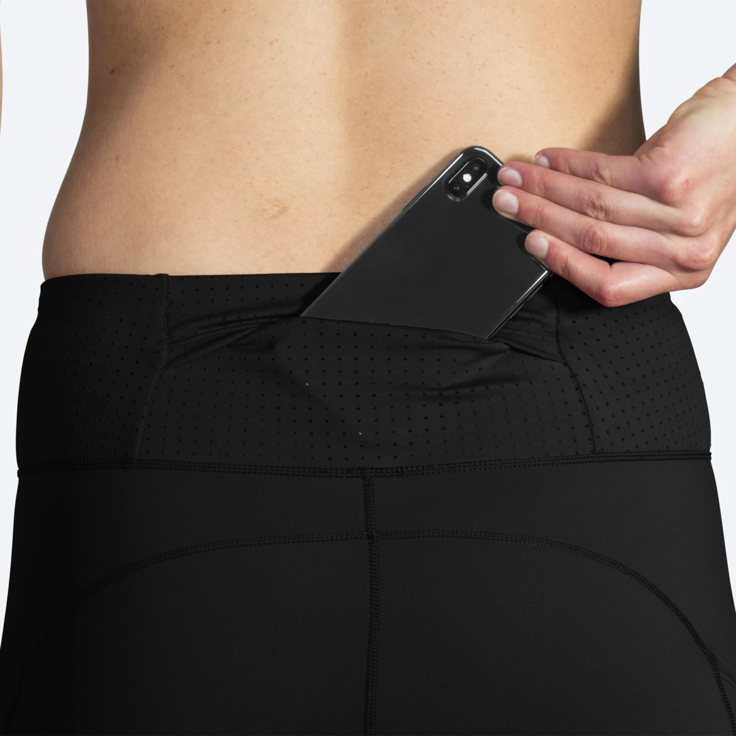 Brooks Womens Method 7/8 Tight - Black 6 Brooks Womens Method 7/8 Tight - Black - Image 6