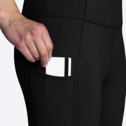 Brooks Womens Method 7/8 Tight - Black 14 Brooks Womens Method 7/8 Tight - Black -Sportswear 221479 001 d2 method crop tight womens womens running tight scaled