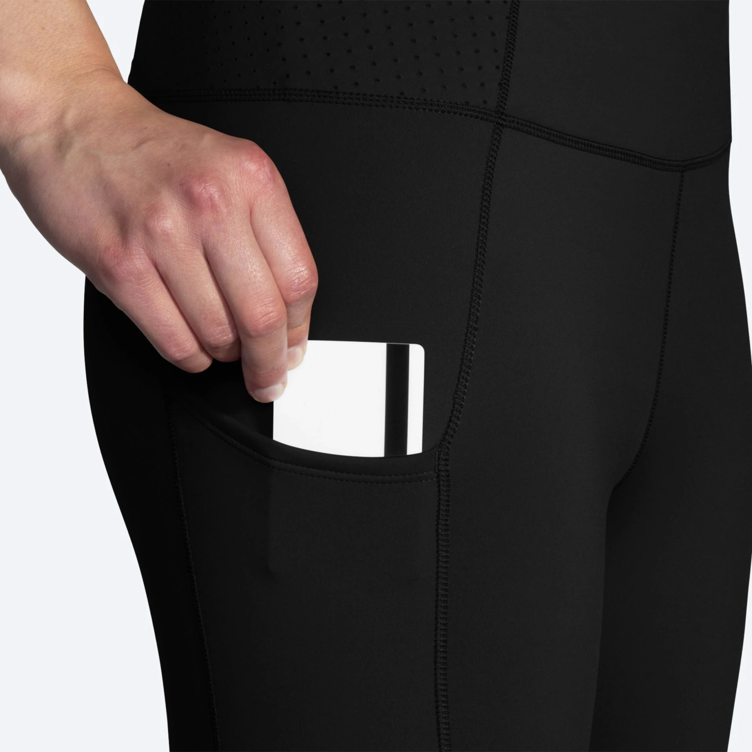 Brooks Womens Method 7/8 Tight - Black 7 Brooks Womens Method 7/8 Tight - Black - Image 7