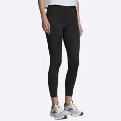 Brooks Womens Method 7/8 Tight - Black 10 Brooks Womens Method 7/8 Tight - Black -Sportswear 221479 001 ma method crop tight womens womens running tight scaled