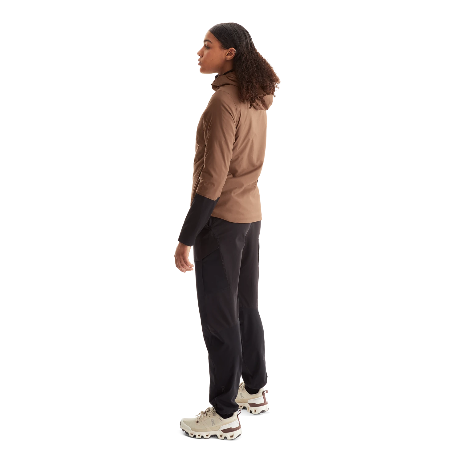 On Running ON Womens Insulator Jacket - Cocoa/Black 3 On Running ON Womens Insulator Jacket - Cocoa/Black - Image 3