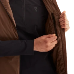 On Running ON Womens Insulator Jacket - Cocoa/Black 12 On Running ON Womens Insulator Jacket - Cocoa/Black -Sportswear 244.01355 insulator jacket fw23 cocoa black w g5