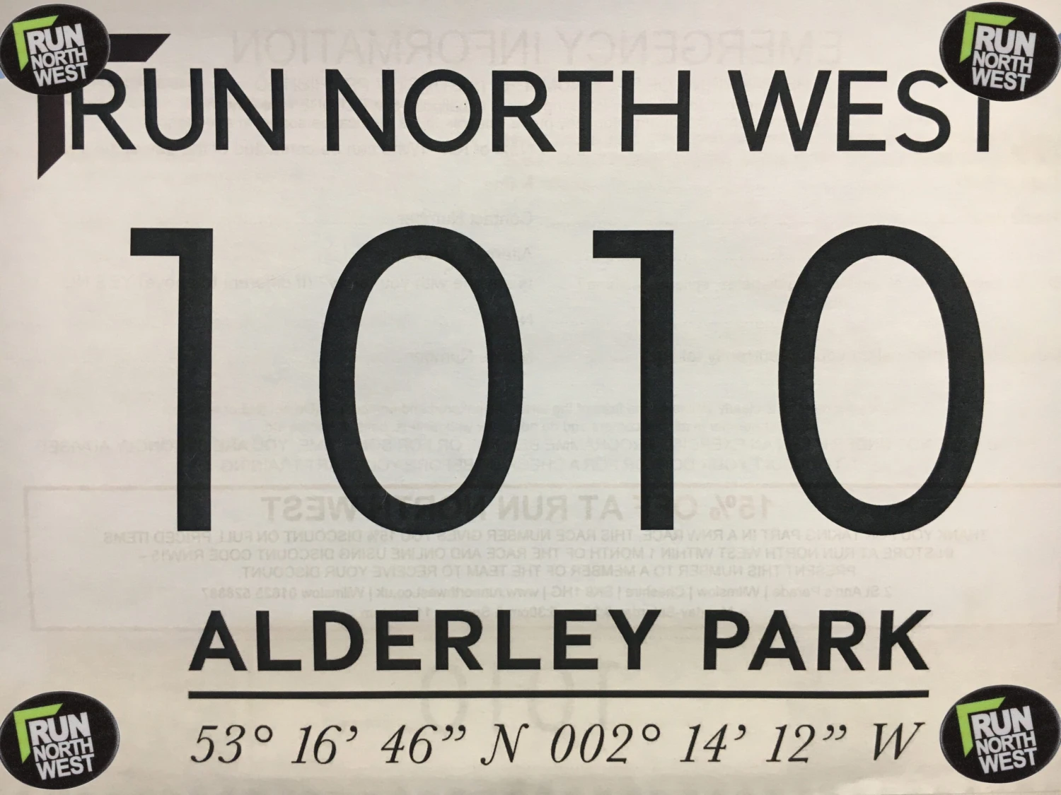 Run North West Number Clips 2 Run North West Number Clips - Image 2