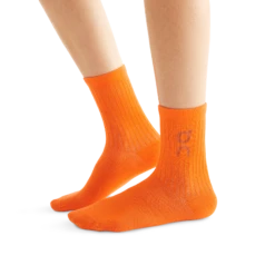 On Running On Logo Sock 3-Pack Unisex - Comet/Flame -Sportswear 399.01722 logo sock 3 pack fw23 comet flame u g5